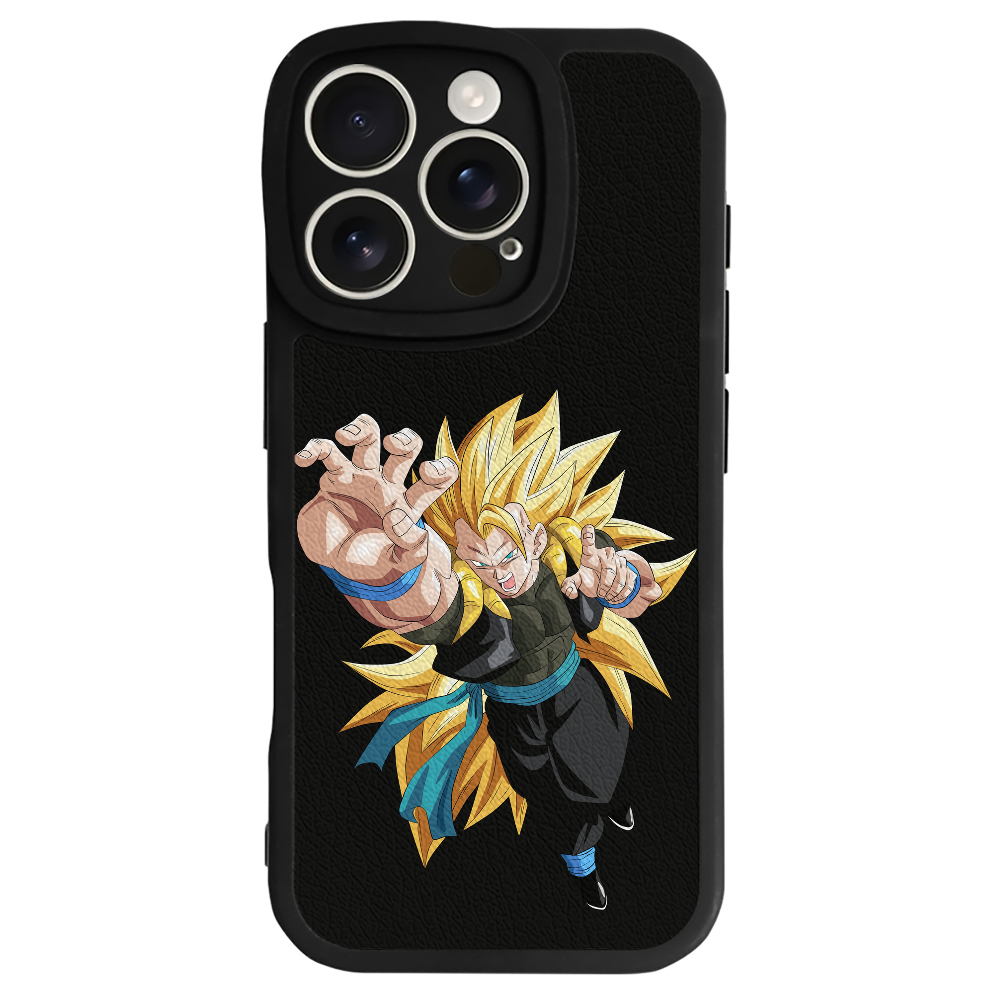 （画像用） ドラゴンボール ベジータ四世（Bejīta Yonsei）DRAGON BALL Vegeta IV 【iPhone 16シリーズ対応】シリコンスマホケース（レザー調） 材質：シリコン